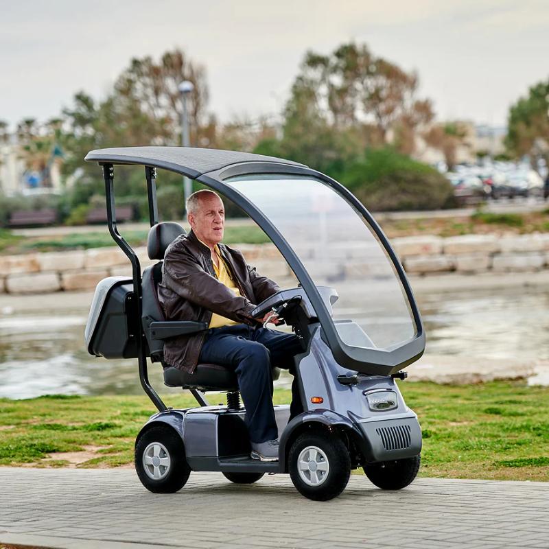 Afikim Afiscooter C4 mobility scooter with canopy
