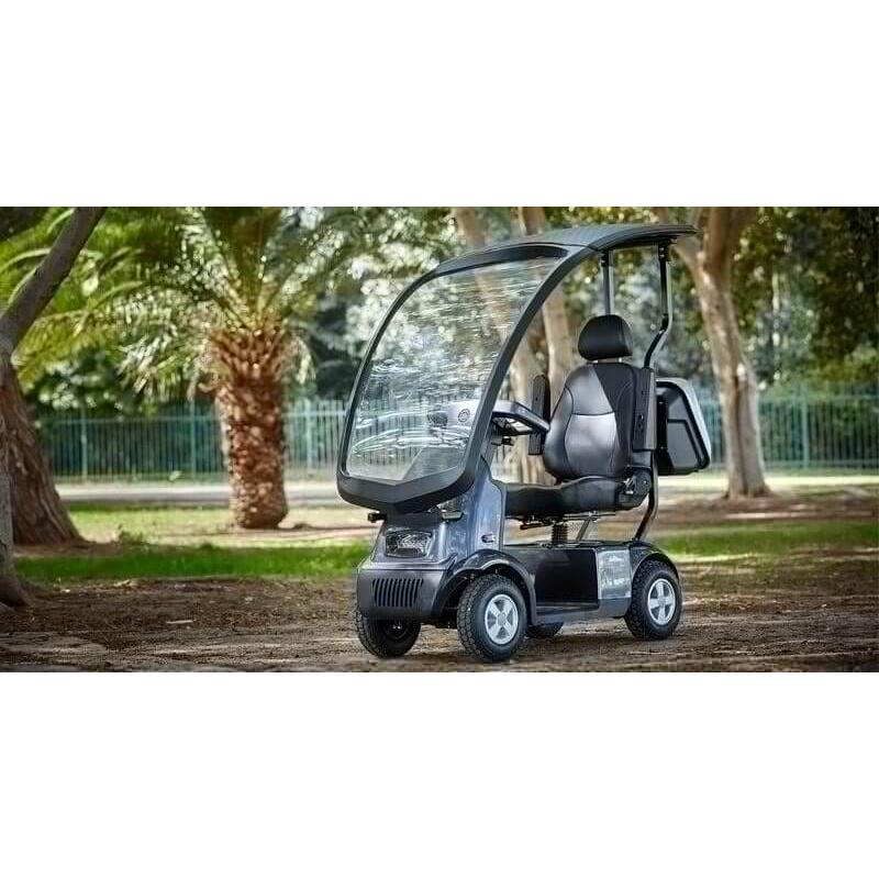 Afikim Afiscooter C4 mobility scooter canopy front view