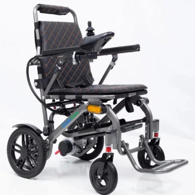 Glide Care G-5 Lightweight Foldable Electric Wheelchair silver