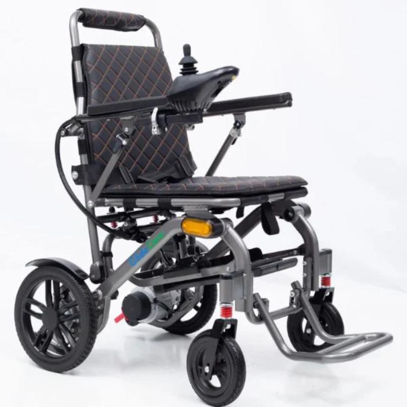 Glide Care G-5 Lightweight Foldable Electric Wheelchair silver