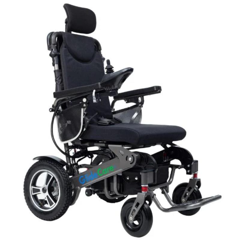 Glide Care G-6R Reclining Backrest Electric Wheelchair in Silver