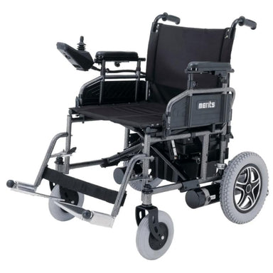 Merits Health P101 Travel-Ease Electric Folding Power Chair front view