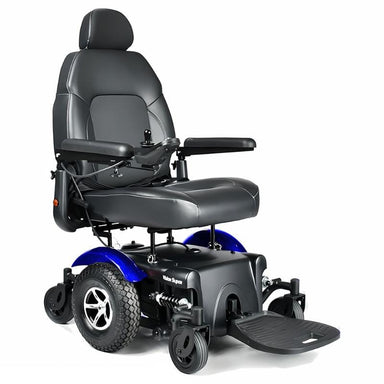 Merits P327 Vision Super Heavy Duty Powerchair blue