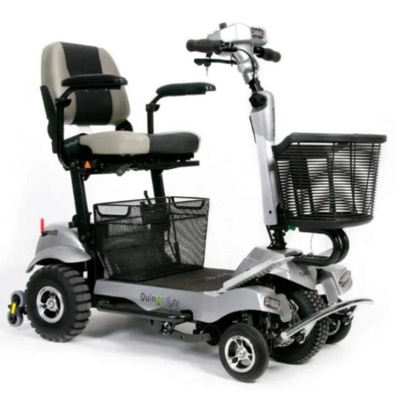 Quingo Flyte Mobility Scooter With MK2 Docking Station right view