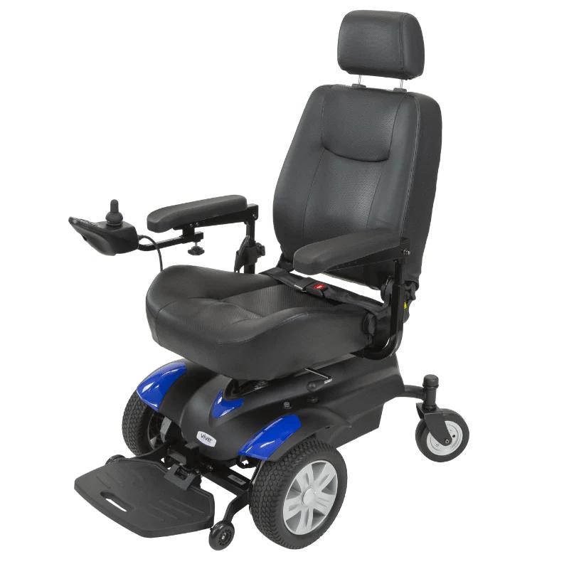Vive Health Electric Wheelchair Model V In Blue