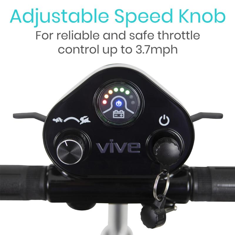 Vive Health Auto Folding Lightweight Mobility Scooter