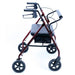 Karman R-4800 Extra Wide Lightweight Rollator, Aluminum, 20lbs