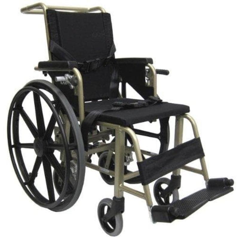 Karman KMAA20 Convertible Airplane Aisle Chair Quick Release Rear Wheels