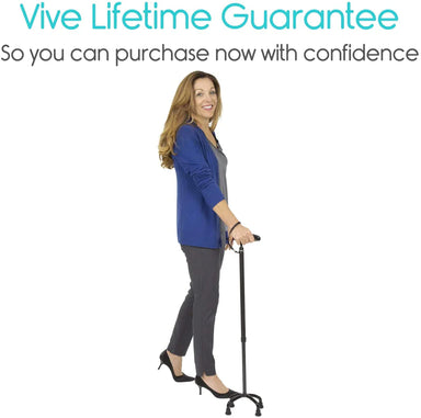 Vive Health Carbon Fiber Quad Cane