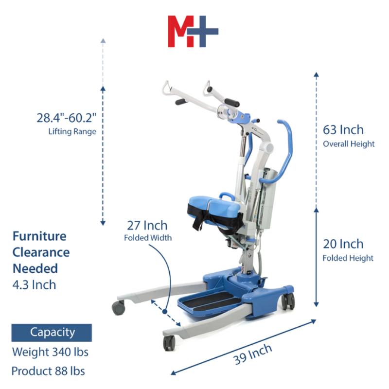 Joerns Hoyer Journey Professional Patient Lift, Sit to Stand - 340 lb. capacity