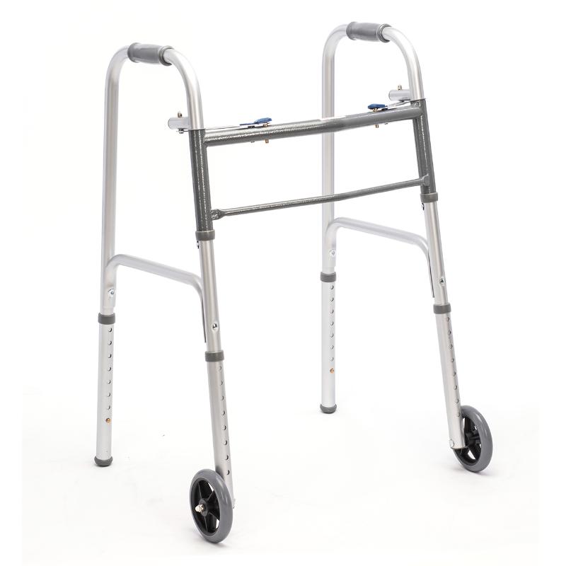 Proactive Medical Protekt® Two-Button Folding Steel Walker