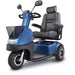 Afikim Afiscooter C3 Mobility Scooter in blue front view