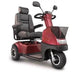 Afikim Afiscooter C3 Mobility Scooter in red left view