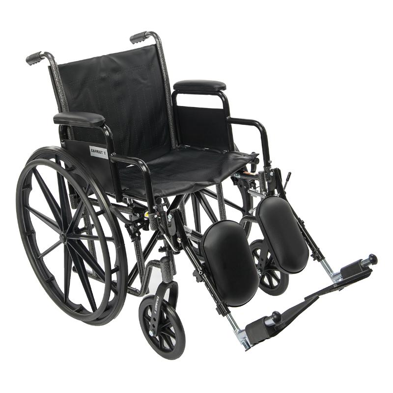 Proactive Medical Chariot II Wheelchair (K2) with Swing Away Foot Rests