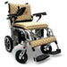 ComfyGO X-7 folding Electric Wheelchair silver Frame coffee Textile
