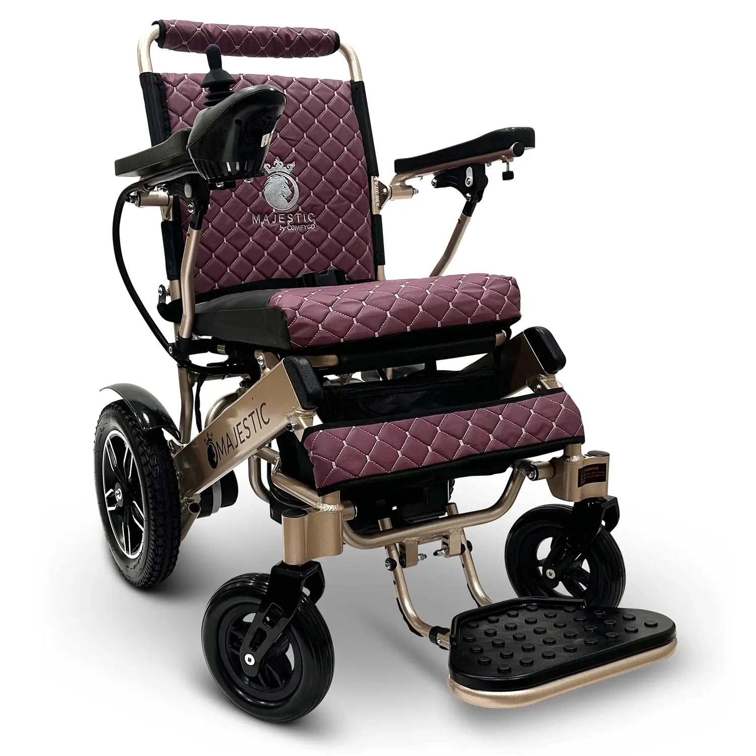 ComfyGo IQ-8000 MAJESTIC Folding Lightweight Electric Wheelchair