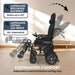 ComfyGo X-9 Electric Wheelchair auto reclining backrest