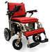 ComfyGo X7 Electric Wheelchair bronze Frame red cushion