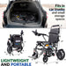 Glide Care G-5 Electric Wheelchair by comfygo fits in car trunks 