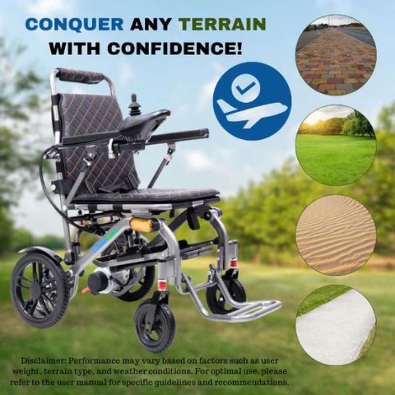 Glide Care G5 Electric Wheelchair by comfygo cruise approved 