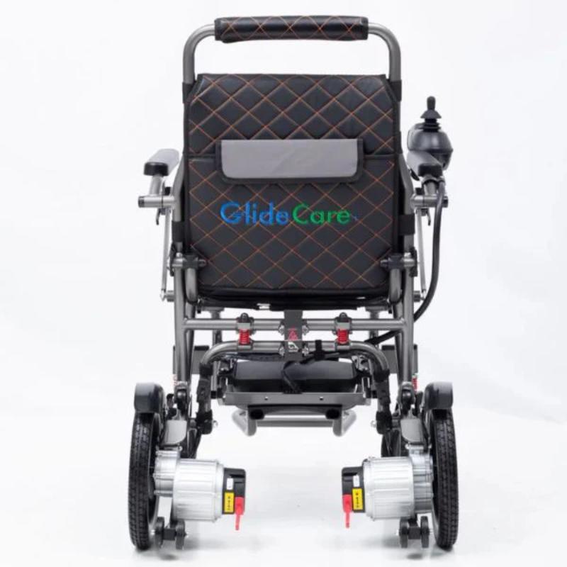 Glide Care G5 Lightweight Foldable Electric Wheelchair rear view