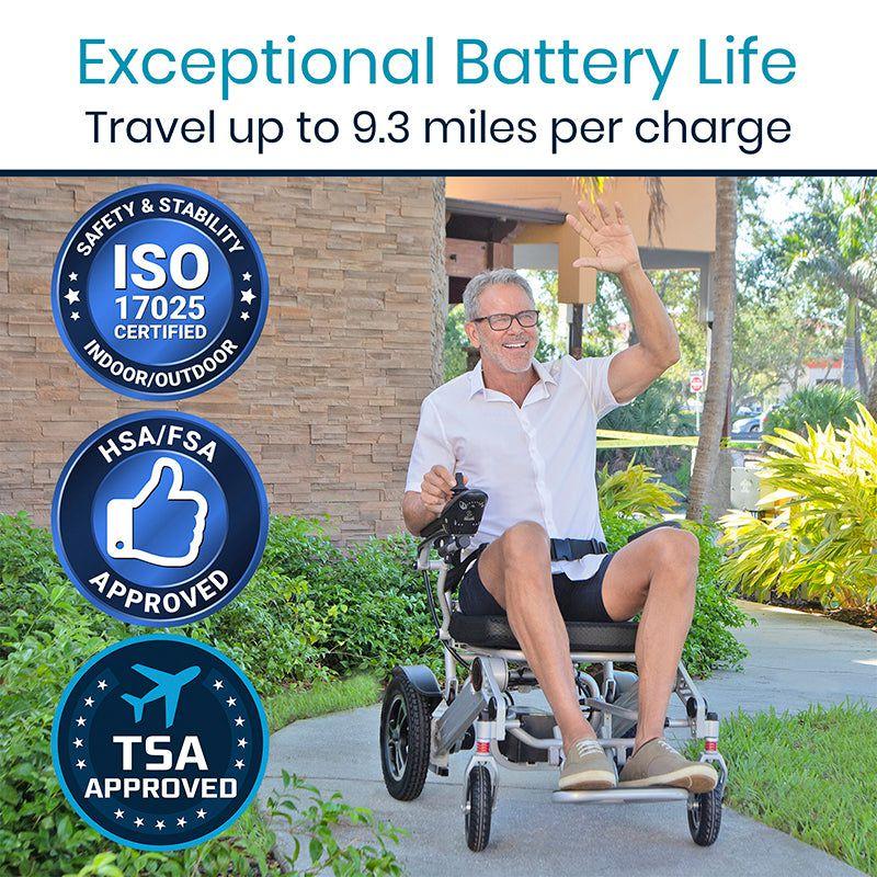 Vive Health Folding Power Wheelchair