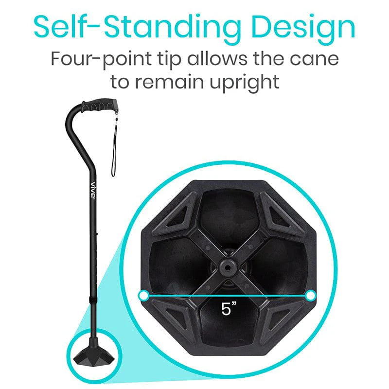 Vive Health Standing Dome Cane Tip