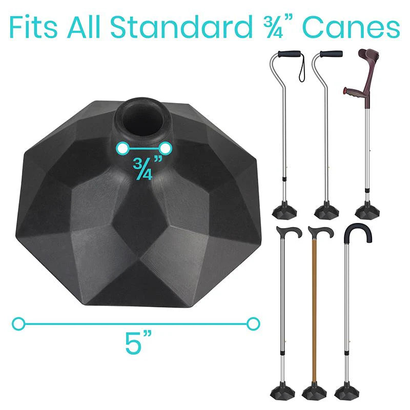 Vive Health Standing Dome Cane Tip