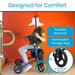 Vive Health Foldable Rollator Series T