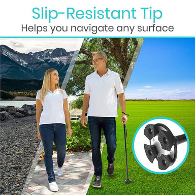 Vive Health LED Folding Cane