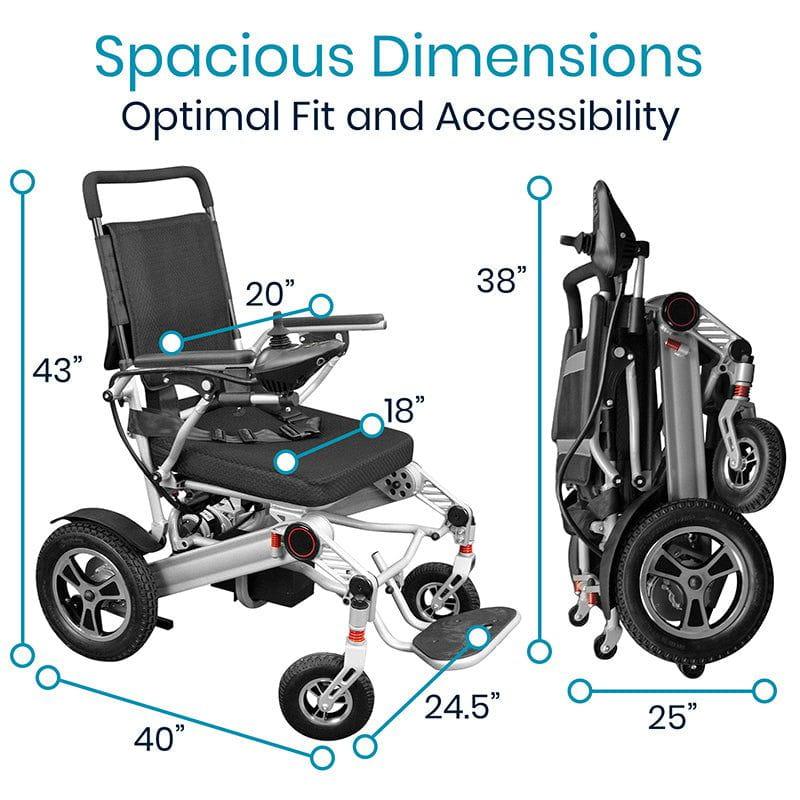 Vive Health Folding Power Wheelchair