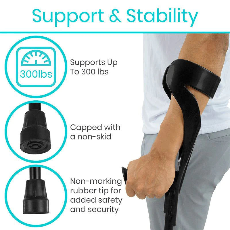 Vive Health Forearm Crutches