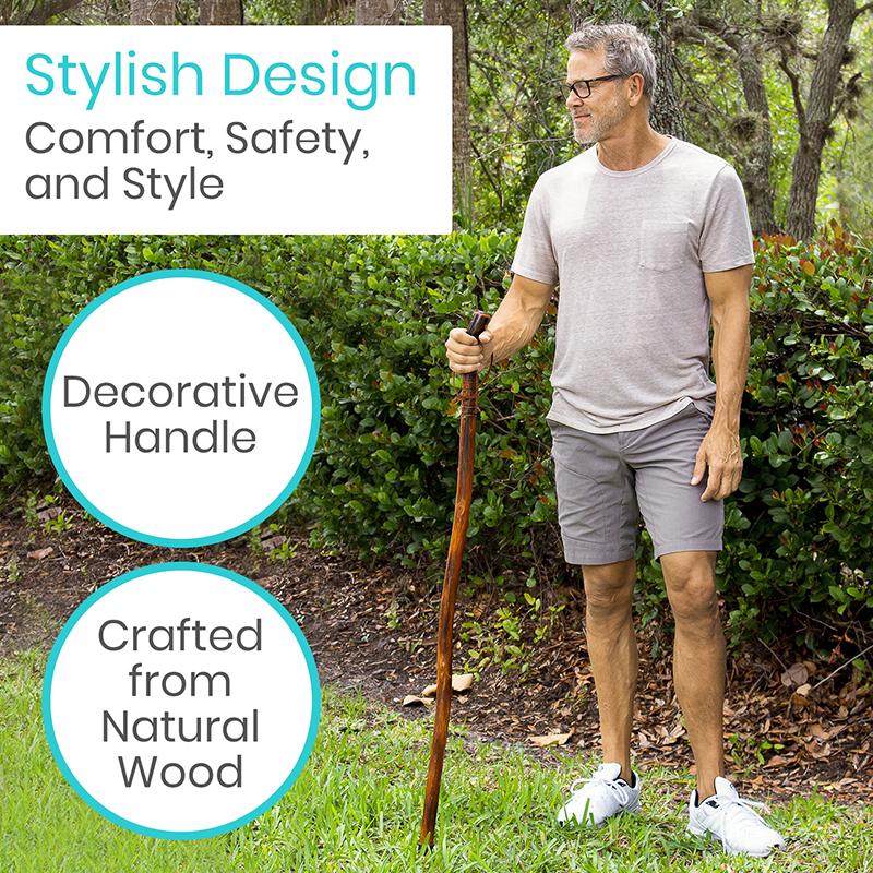 Vive Health Wooden Walking Stick