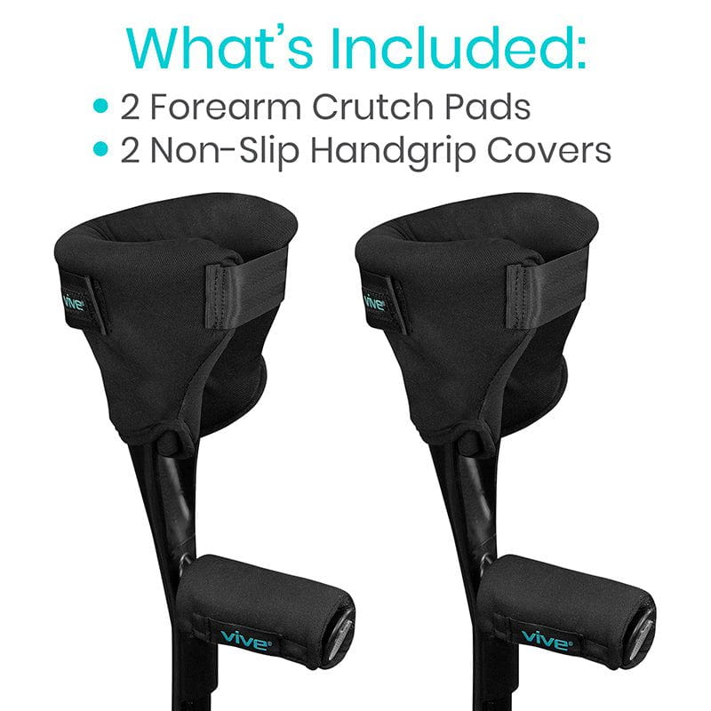 Vive Health Forearm Crutch Pads