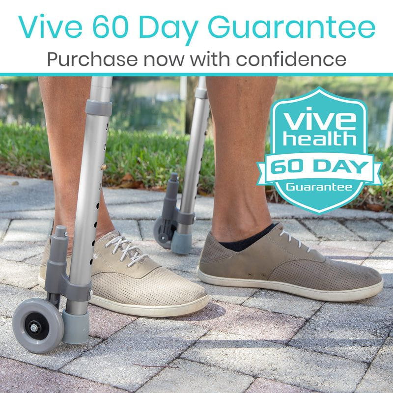 Vive Health Walker Wheels with Brakes