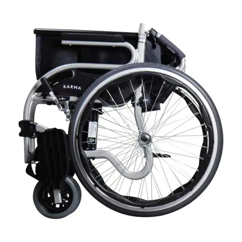 Karman Star 2 Stylish Light Weight Wheelchairs with Fixed Arm and Swing Away, 28 lbs