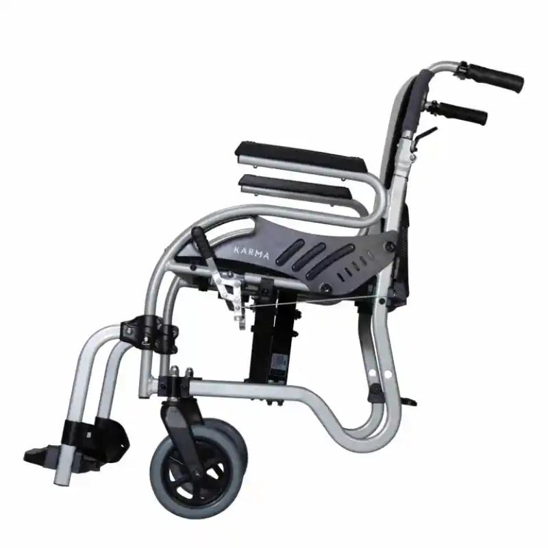 Karman Star 2 Stylish Light Weight Wheelchairs with Fixed Arm and Swing Away, 28 lbs