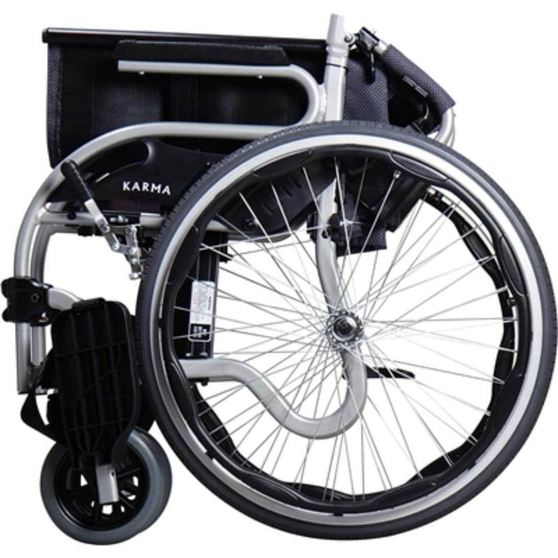 Karman Star 2 Stylish Light Weight Wheelchairs with Fixed Arm and Swing Away, 28 lbs