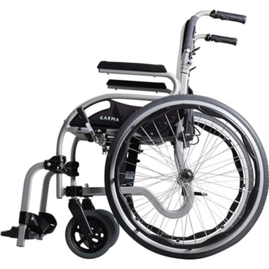 Karman Star 2 Stylish Light Weight Wheelchairs with Fixed Arm and Swing Away, 28 lbs