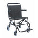 Karman KNTV10A Ultra Lightweight Travel Wheelchair with Flip-up Footplate in, 14.9 lbs.