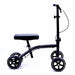 Karman KW-200 Luxury Lightweight 4-Wheeled Knee Walker in Black, 30lbs