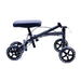 Karman KW-200 Luxury Lightweight 4-Wheeled Knee Walker in Black, 30lbs