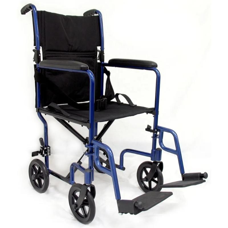 Karman LT-2017 Lightweight Transport Chair with Removable Footrest, 19 lbs.