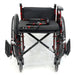 Karman LT-770Q Lightweight Wheelchair Red Streak, 37 lbs