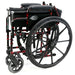 Karman LT-770Q Lightweight Wheelchair Red Streak, 37 lbs