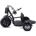 MotoTec Electric Trike 48v 1000w Lithium Black