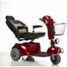 Merits 3-Wheel Bariatric Electric Scooter recline 