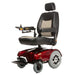 Merits Gemini P301 Power Wheelchair red