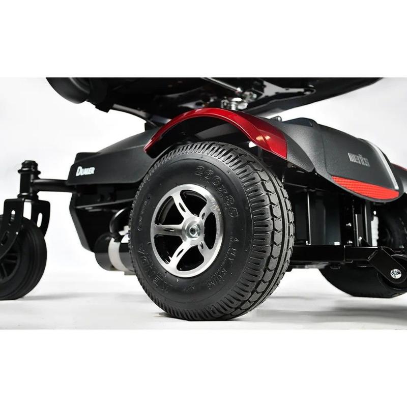Merits Health P-312 Compact FWD/RWD Dualer Power Wheelchair wheels 
