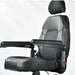 Merits P-312 Compact FWD/RWD Dualer Power Wheelchair seat view 
